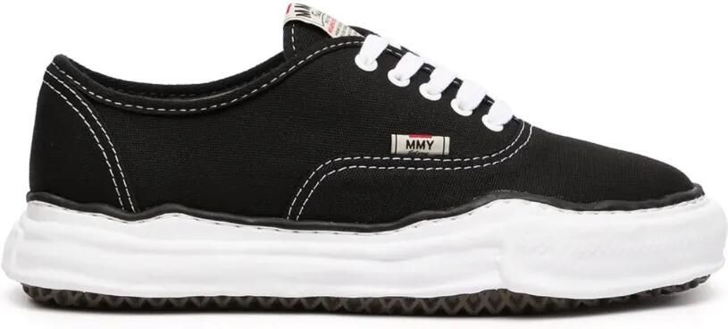 Maison MIHARA YASUHIRO Chunky sneakers met gerafeld effect Zwart