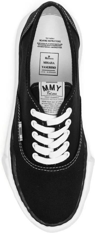 Maison MIHARA YASUHIRO Chunky sneakers met gerafeld effect Zwart - Foto 3