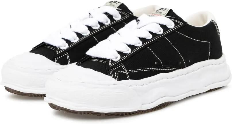 Maison MIHARA YASUHIRO contrast-stitching chunky sneakers Zwart - Foto 2