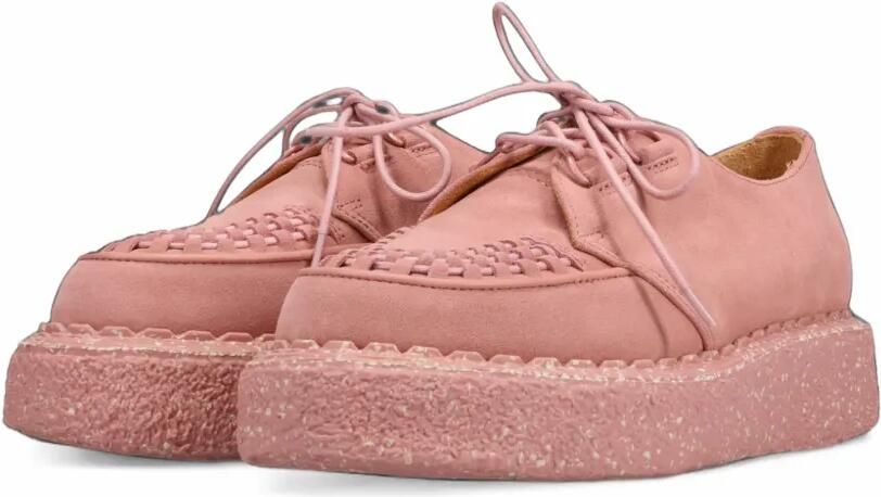 Maison MIHARA YASUHIRO David woven-detail sneakers Roze - Foto 2