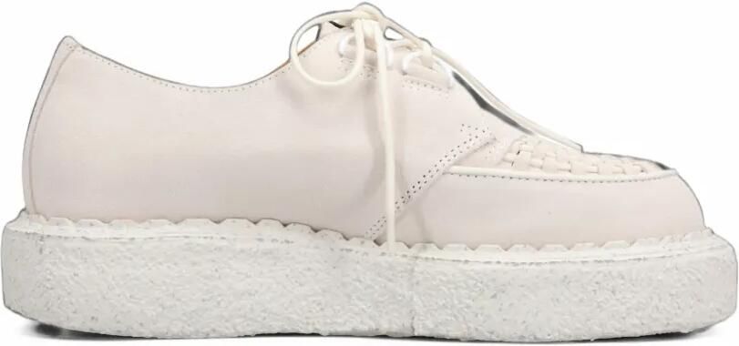 Maison MIHARA YASUHIRO "David"canvas inter lace shoes Beige