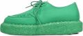 Maison MIHARA YASUHIRO "David"suede inter lace shoes Groen - Groen