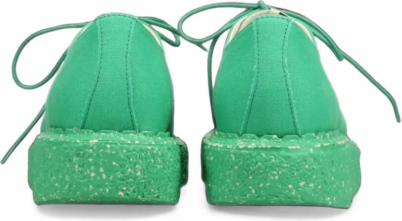 Maison MIHARA YASUHIRO "David"suede inter lace shoes Groen - Foto 3