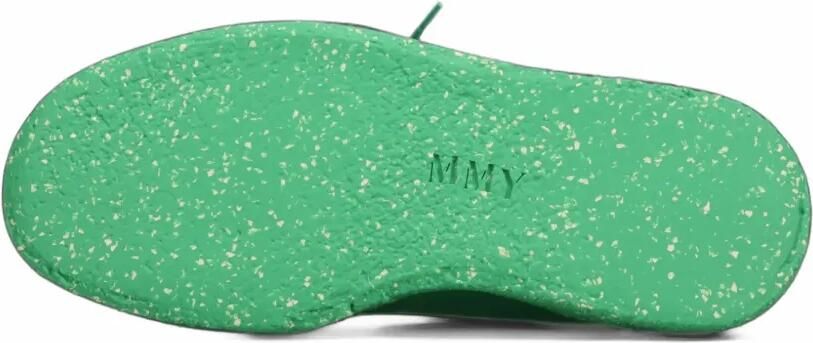 Maison MIHARA YASUHIRO "David"suede inter lace shoes Groen - Foto 5