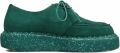Maison MIHARA YASUHIRO "David"suede inter lace shoes Groen - Groen