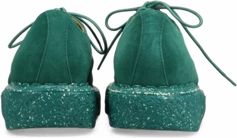 Maison MIHARA YASUHIRO "David"suede inter lace shoes Groen - Foto 3