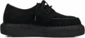 Maison MIHARA YASUHIRO "David"suede inter lace shoes Zwart - Zwart