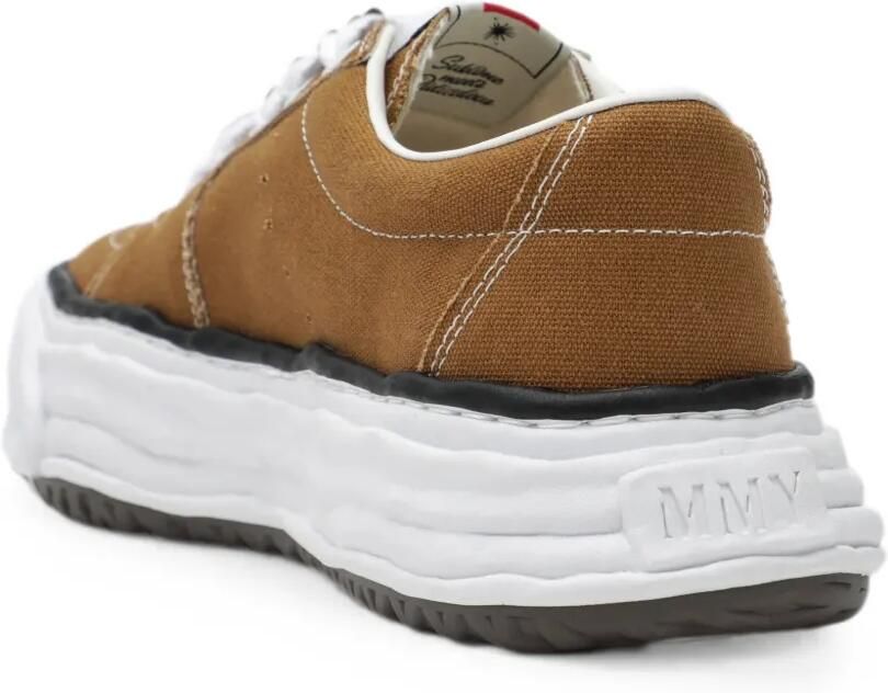 Maison MIHARA YASUHIRO Eric OG sneakers met chunky zool en contrasterend stiksel Bruin - Foto 3