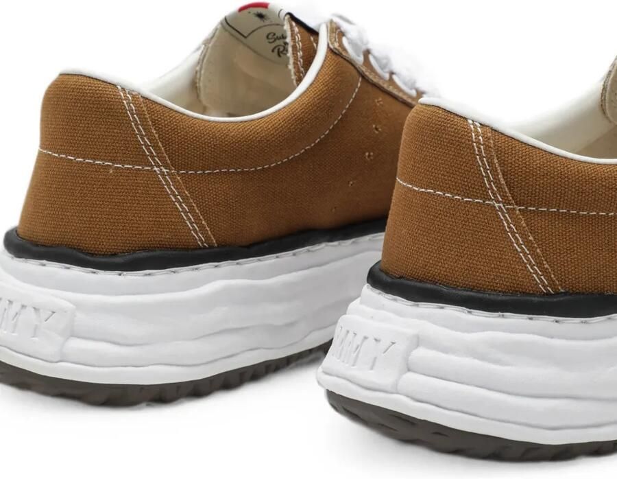 Maison MIHARA YASUHIRO Eric OG sneakers met chunky zool en contrasterend stiksel Bruin - Foto 2