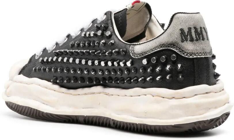 Maison MIHARA YASUHIRO Exclusive Edition Blakey OG sole studded canvas low-top sneakers Zwart - Foto 2