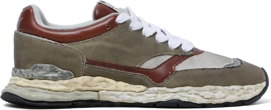 Maison MIHARA YASUHIRO George sneakers met vlakken Bruin