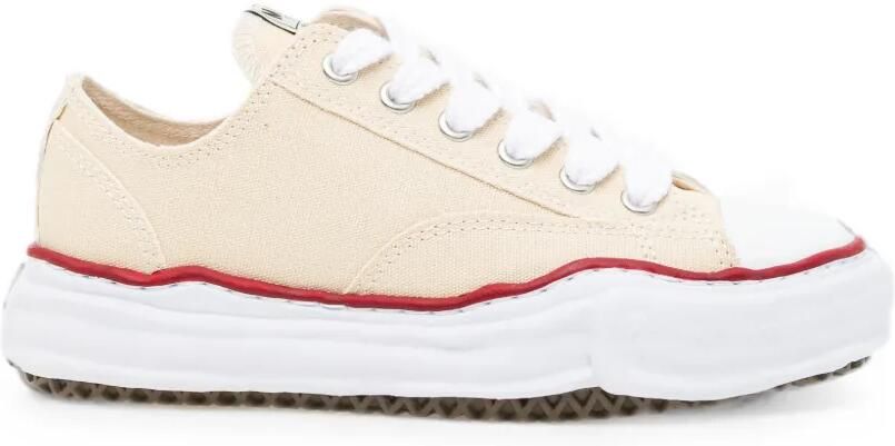 Maison MIHARA YASUHIRO Gerafelde sneakers Beige