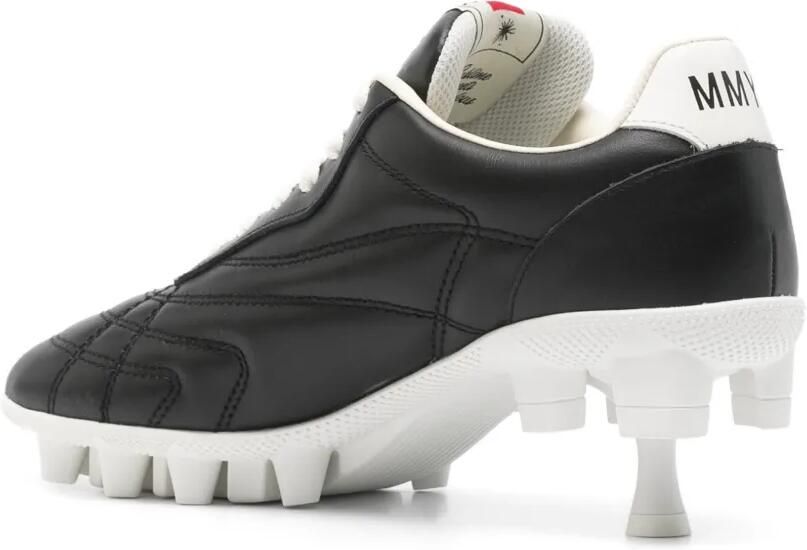Maison MIHARA YASUHIRO Gewatteerde sneakers met kitten hak Zwart - Foto 2