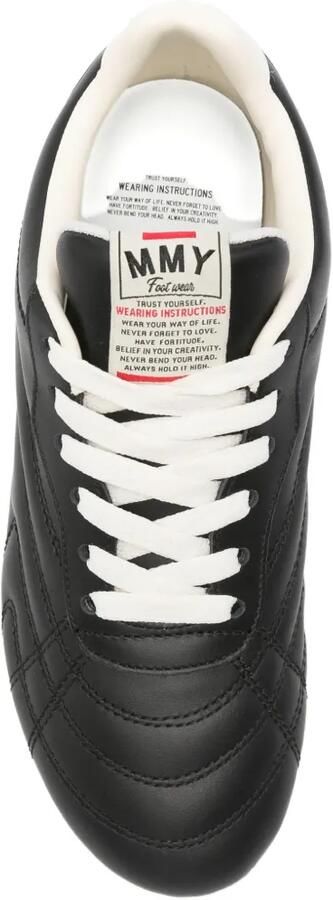 Maison MIHARA YASUHIRO Gewatteerde sneakers met kitten hak Zwart - Foto 4