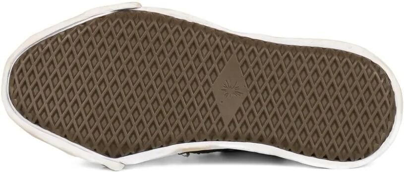 Maison MIHARA YASUHIRO Hank gerafelde canvas sneakers Zwart - Foto 4