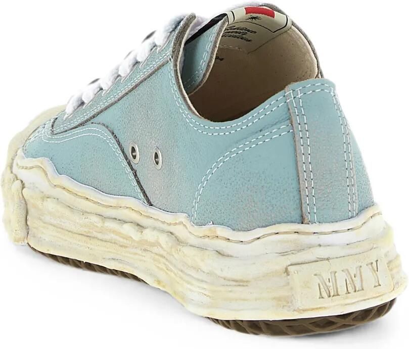 Maison MIHARA YASUHIRO Hank OG Sole leren low-top sneakers Blauw - Foto 3
