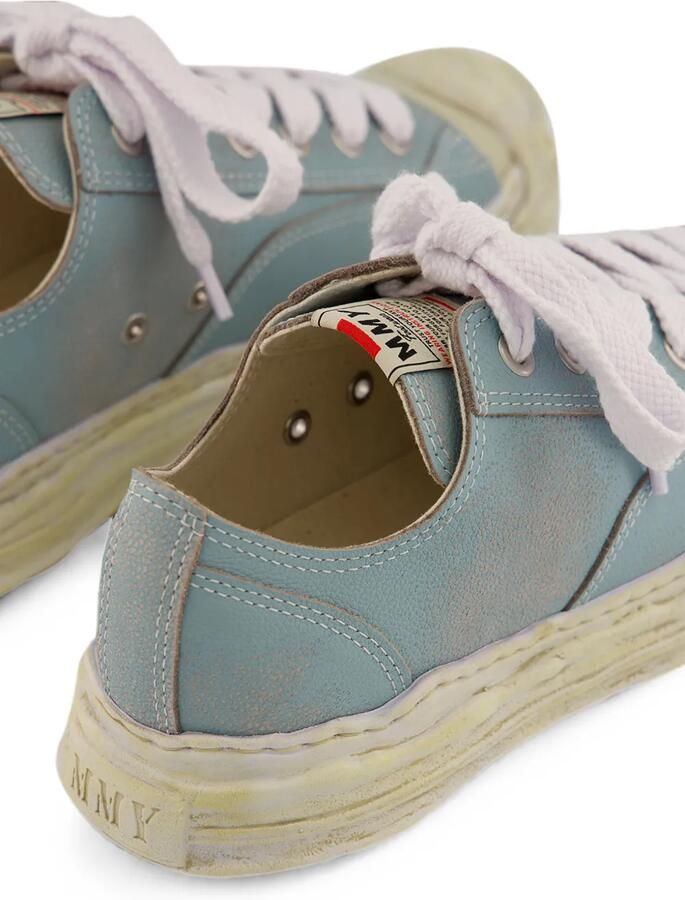 Maison MIHARA YASUHIRO Hank leren sneakers Blauw - Foto 3