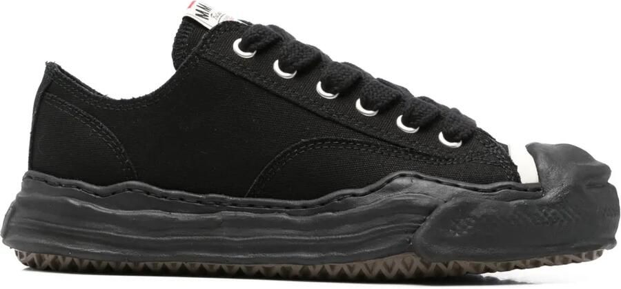 Maison MIHARA YASUHIRO "Hank" OG canvas low-top sneakers Zwart