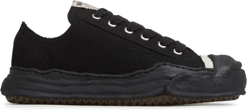 Maison MIHARA YASUHIRO Hank OG sneakers met onregelmatige zool Zwart