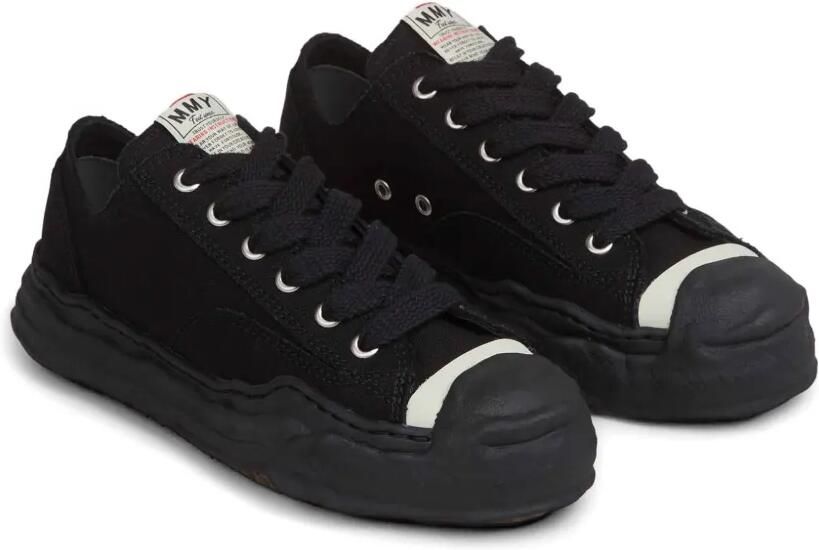 Maison MIHARA YASUHIRO Hank OG sneakers met onregelmatige zool Zwart - Foto 4