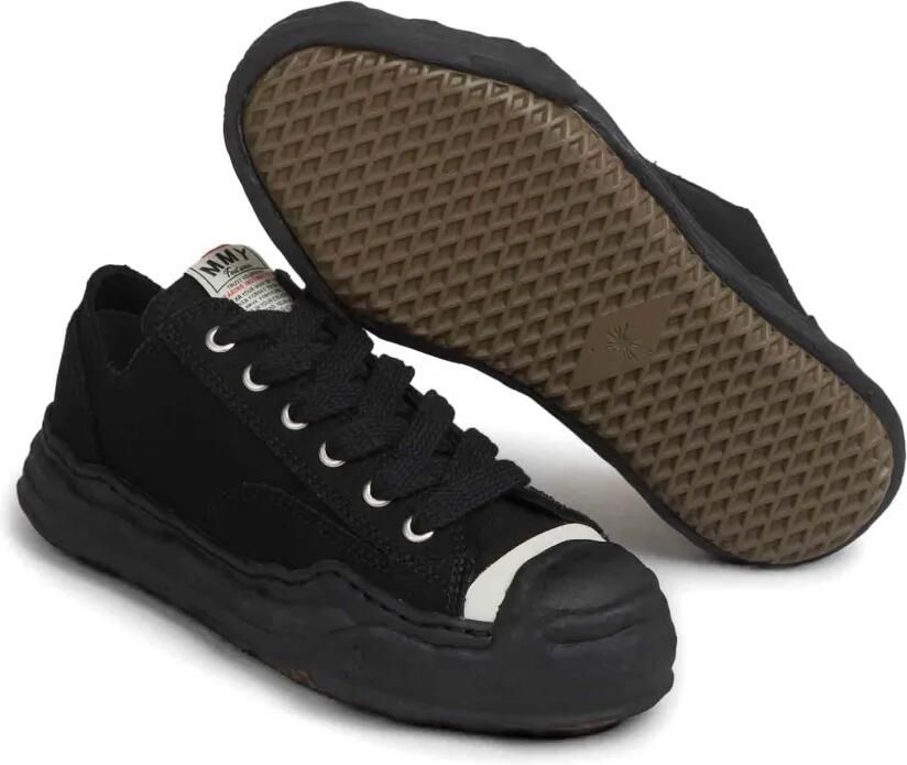 Maison MIHARA YASUHIRO Hank OG sneakers met onregelmatige zool Zwart - Foto 3