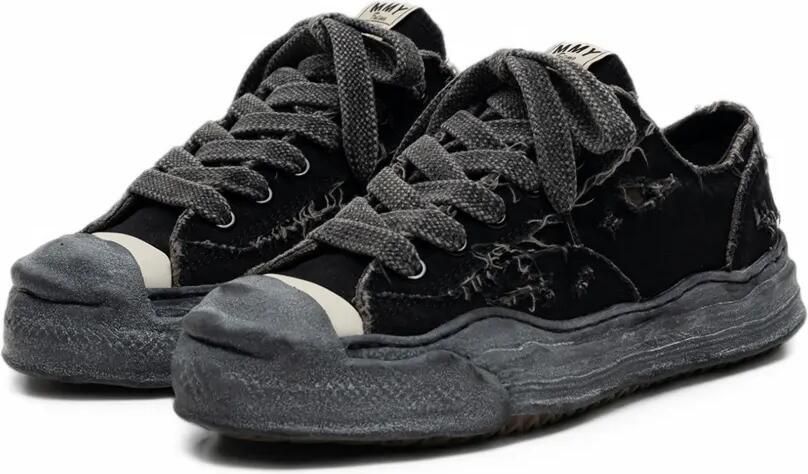 Maison MIHARA YASUHIRO Hank OG Sole leren sneakers Zwart - Foto 2