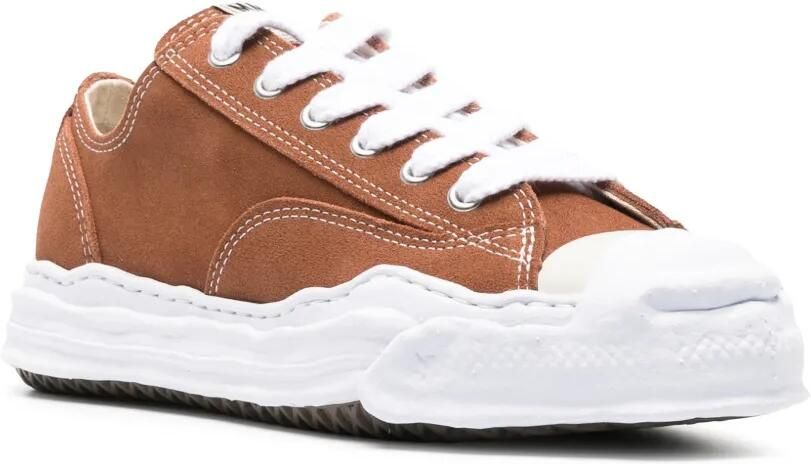 Maison MIHARA YASUHIRO Hank OG sole suede low-top sneakers Bruin - Foto 3