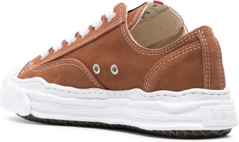 Maison MIHARA YASUHIRO Hank OG sole suede low-top sneakers Bruin - Foto 2