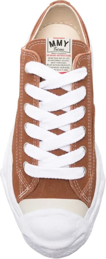 Maison MIHARA YASUHIRO Hank OG sole suede low-top sneakers Bruin - Foto 4