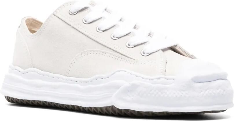 Maison MIHARA YASUHIRO Hank OG sole suede low-top sneakers Wit