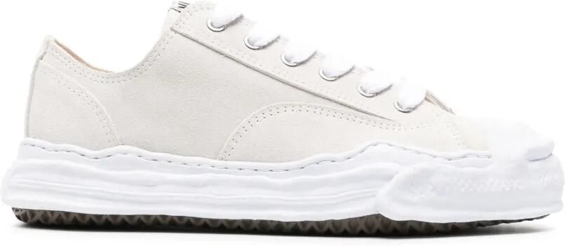 Maison MIHARA YASUHIRO Hank OG sole suede low-top sneakers Wit - Foto 4
