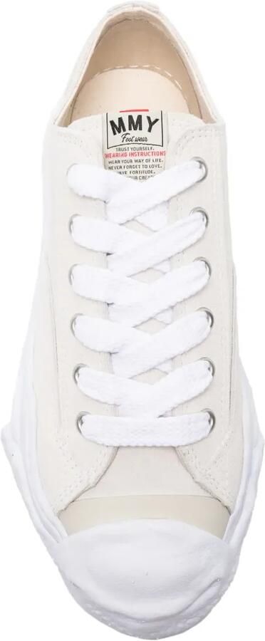 Maison MIHARA YASUHIRO Hank OG sole suede low-top sneakers Wit - Foto 3