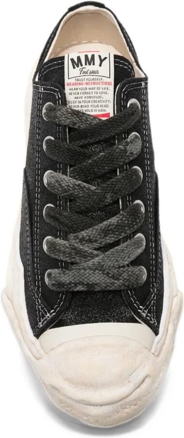 Maison MIHARA YASUHIRO "HANK" OG Sole Waxed low-top Sneakers Zwart - Foto 3