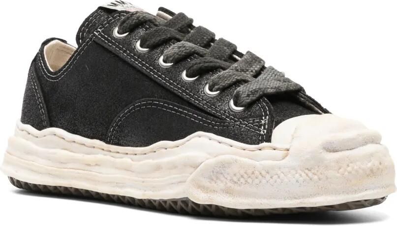 Maison MIHARA YASUHIRO "HANK" OG Sole Waxed low-top Sneakers Zwart - Foto 2