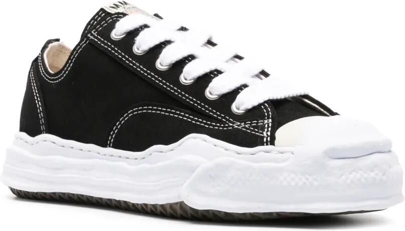 Maison MIHARA YASUHIRO Hank OS sole suede low-top sneakers Zwart - Foto 3