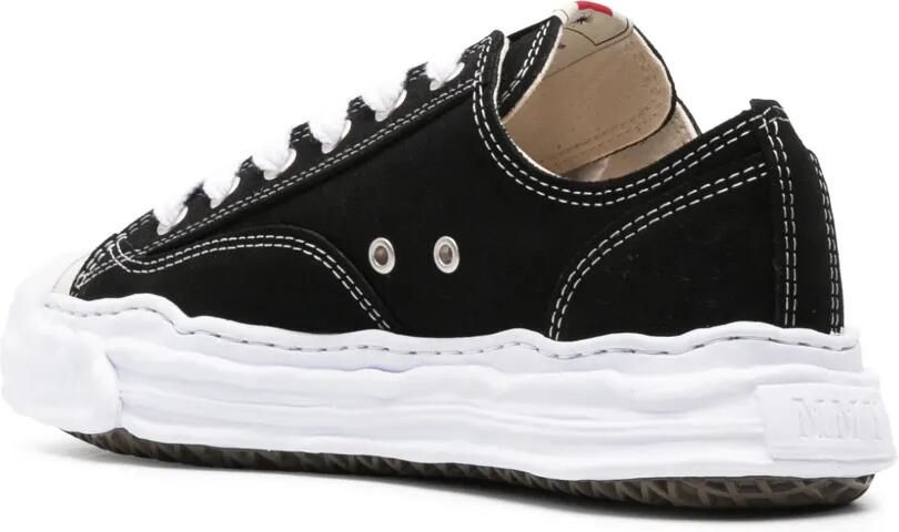 Maison MIHARA YASUHIRO Hank OS sole suede low-top sneakers Zwart - Foto 2