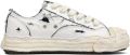 Maison MIHARA YASUHIRO Hank canvas sneakers met scheureffect Wit - Wit
