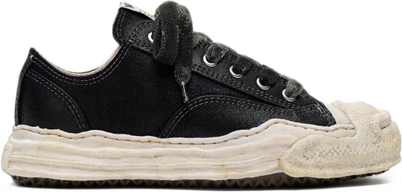 Maison MIHARA YASUHIRO Henog OG Sole gewaxte low-top sneakers Zwart