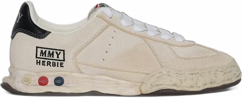 Maison MIHARA YASUHIRO "Herbie" OG sole overdyed suede low-top sneakers Beige