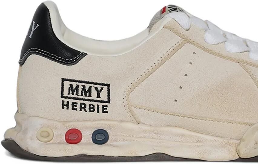 Maison MIHARA YASUHIRO "Herbie" OG sole overdyed suede low-top sneakers Beige - Foto 2