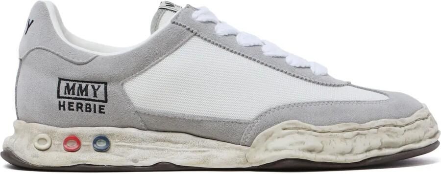 Maison MIHARA YASUHIRO Herbie sneakers met tweekleurige vlakken Grijs