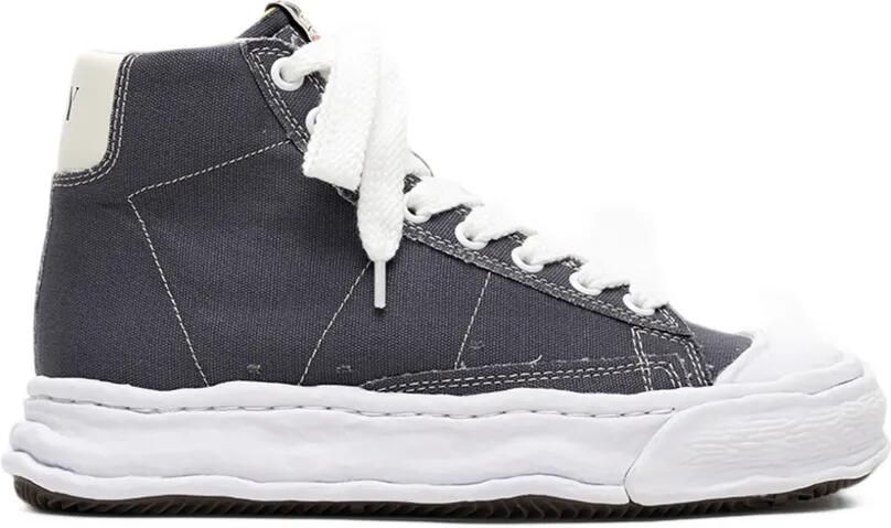 Maison MIHARA YASUHIRO Jackson OG Sole canvas high-top sneakers Grijs