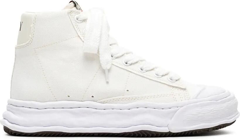 Maison MIHARA YASUHIRO Jackson OG Sole canvas high-top sneakers Wit