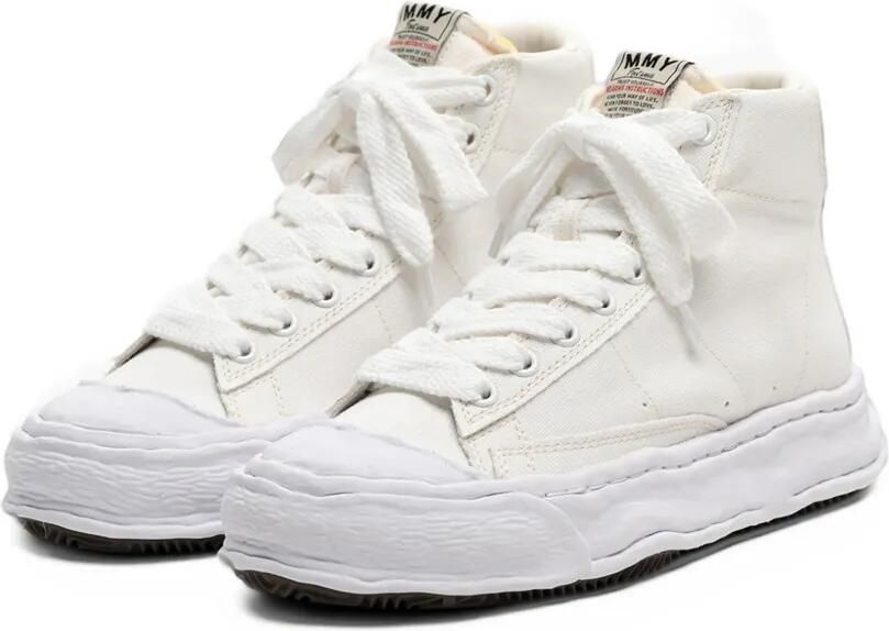 Maison MIHARA YASUHIRO Jackson OG Sole canvas high-top sneakers Wit - Foto 2