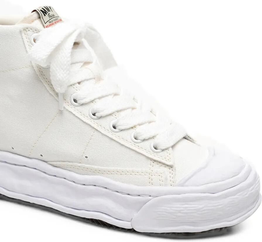 Maison MIHARA YASUHIRO Jackson OG Sole canvas high-top sneakers Wit - Foto 4