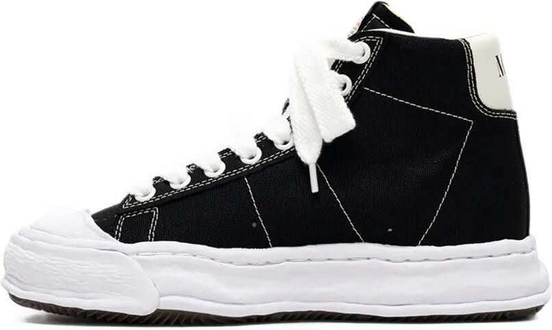 Maison MIHARA YASUHIRO "Jackson" OG sole canvas high-top sneakers Zwart - Foto 3