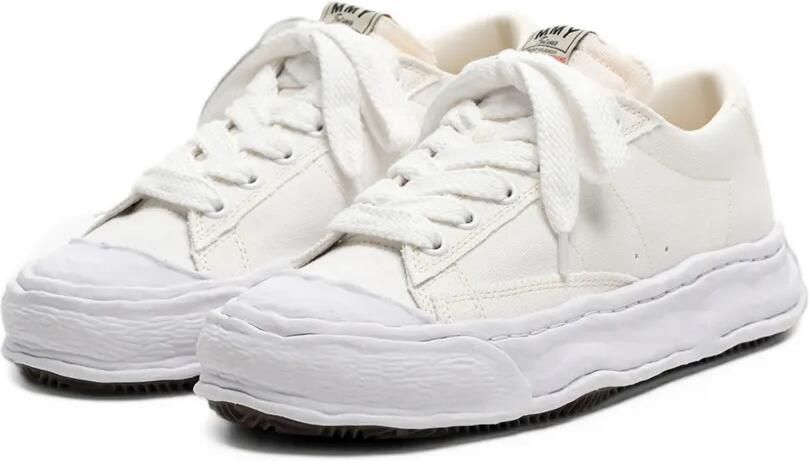 Maison MIHARA YASUHIRO Jackson OG Sole canvas low-top sneakers Wit - Foto 2