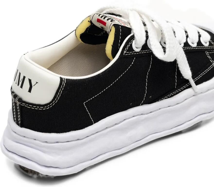 Maison MIHARA YASUHIRO Jackson OG Sole canvas low-top sneakers Zwart - Foto 3