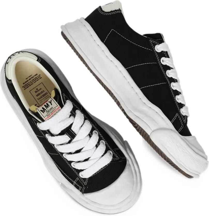 Maison MIHARA YASUHIRO Jackson OG sole canvas low-top sneakers Zwart - Foto 2