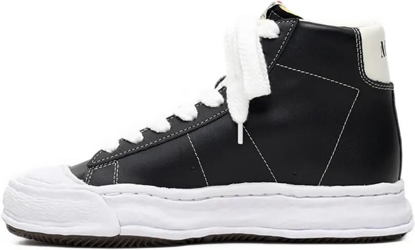 Maison MIHARA YASUHIRO Jackson OG Sole leather high-top sneakers Zwart - Foto 3